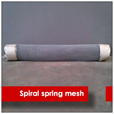 Spiral spring mesh